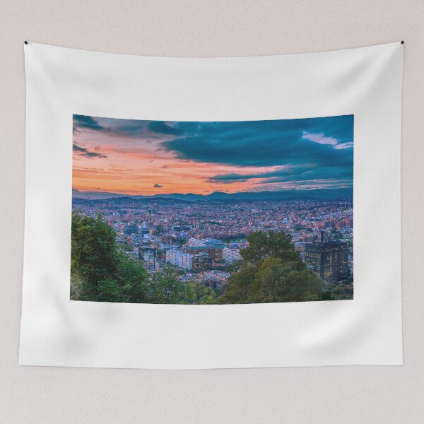 Item preview, Bogota, Colombia Sunset Over The Andes Capital City designed and sold by Mano Chandra Dhas.