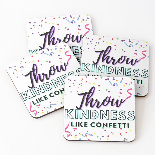 Item preview, Throw kindness like confetti designed and sold by Little Foot Farm Merch Shop.