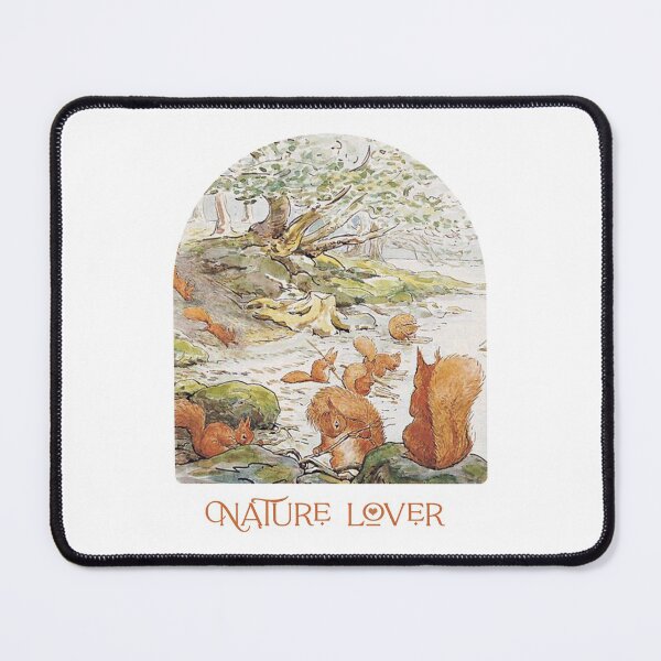Item preview, Nature Lover Vintage Squirrels Design designed and sold by redflowerpixel.