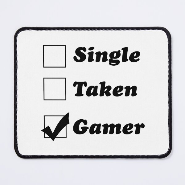 Item preview, Single Taken Gamer in Black designed and sold by mermaidpaints.
