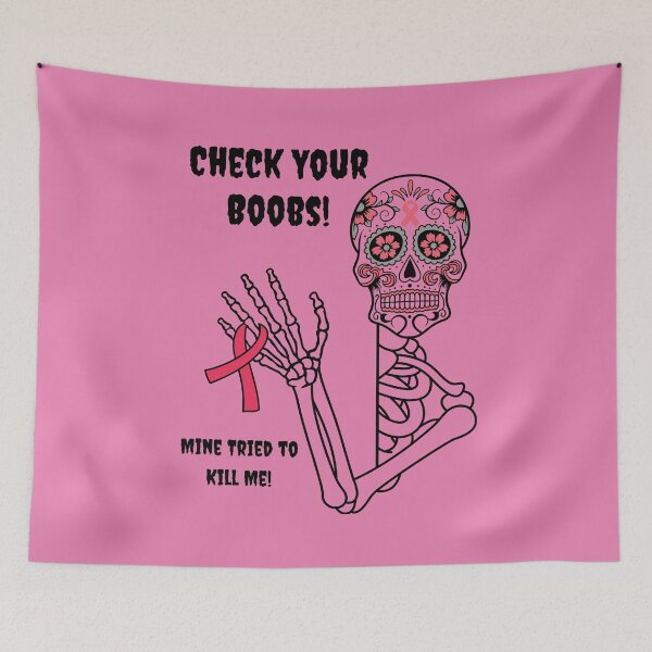 Item preview, Check Your Boobs! Mine Tried to Kill Me! designed and sold by Mystik-Media.