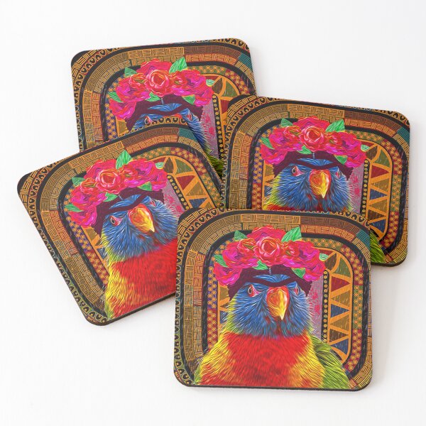 Item preview, Frida the Lorikeet designed and sold by Ladyparrot.