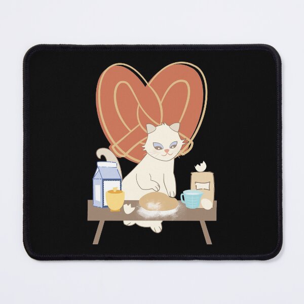 Item preview, Cat kneading pretzel designed and sold by Cintia Tamanaha.