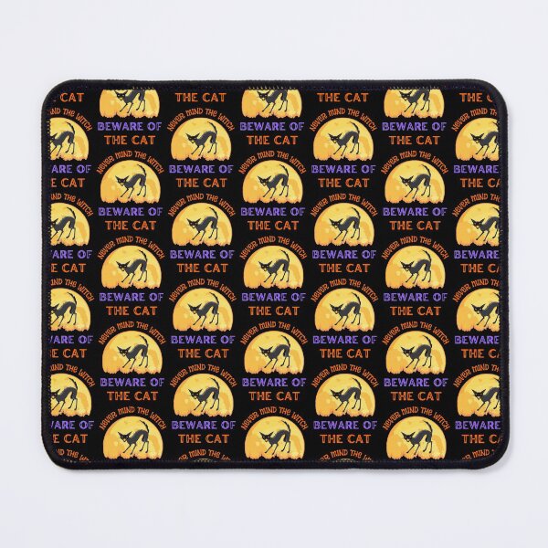 Item preview, Never Mind The Witch Beware Of The Cat designed and sold by WoodburyLake.