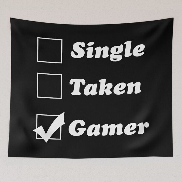 Item preview, Single Taken Gamer in White designed and sold by mermaidpaints.