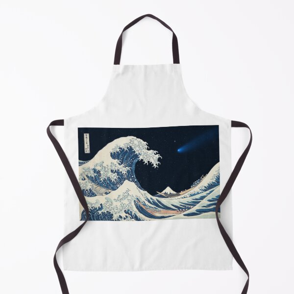 Item preview, The Great Wave off Kanagawa with Blue Comet designed and sold by evibes.