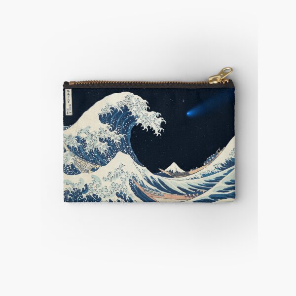 Item preview, The Great Wave off Kanagawa with Blue Comet designed and sold by evibes.