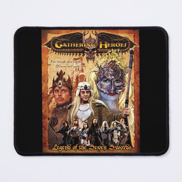 Gathering of Heroes: Legend of the Seven Swords Fantasy Poster Mouse Pad