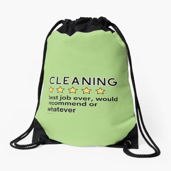 Item preview, Cleaning Best Job Ever or Whatever Funny Housekeeping designed and sold by SavvyCleaner.