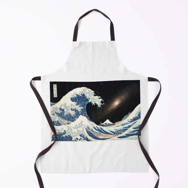 Item preview, The Great Wave off Kanagawa with the Andromeda Galaxy designed and sold by evibes.