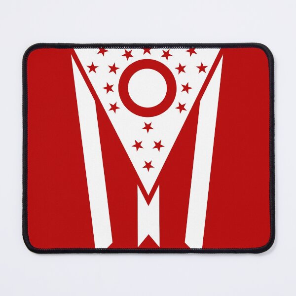 Item preview, Minimalist State of Ohio Flag - White designed and sold by paxtonrembis.