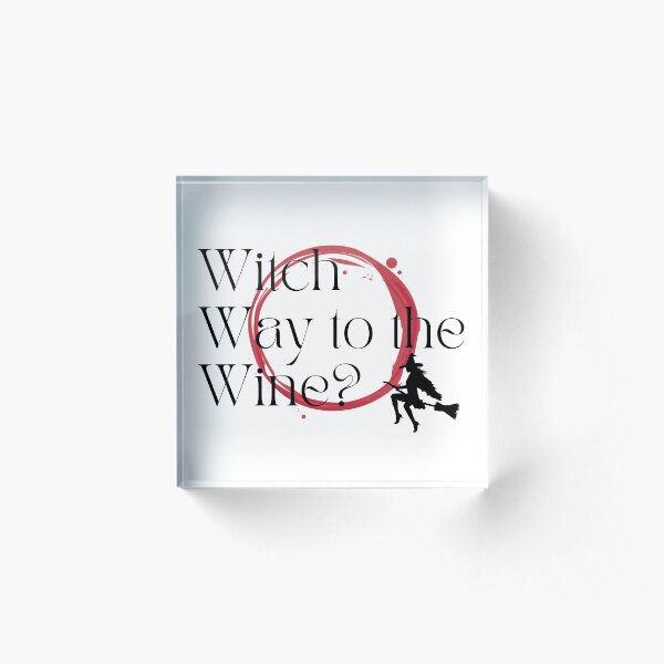 Item preview, Witch Way to the Wine designed and sold by Yemena.
