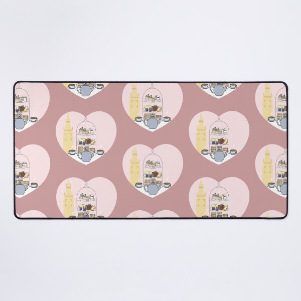 Item preview, London Tea in Pink designed and sold by Cintia Tamanaha.