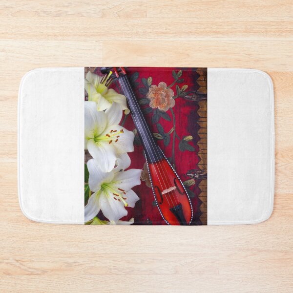 Item preview, Pocket Violin With White Lillies Still Life designed and sold by Garry Gay.