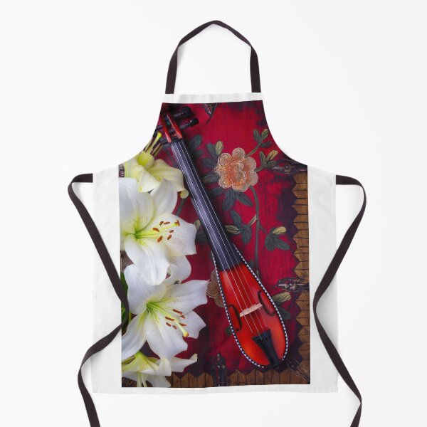 Item preview, Pocket Violin With White Lillies Still Life designed and sold by Garry Gay.