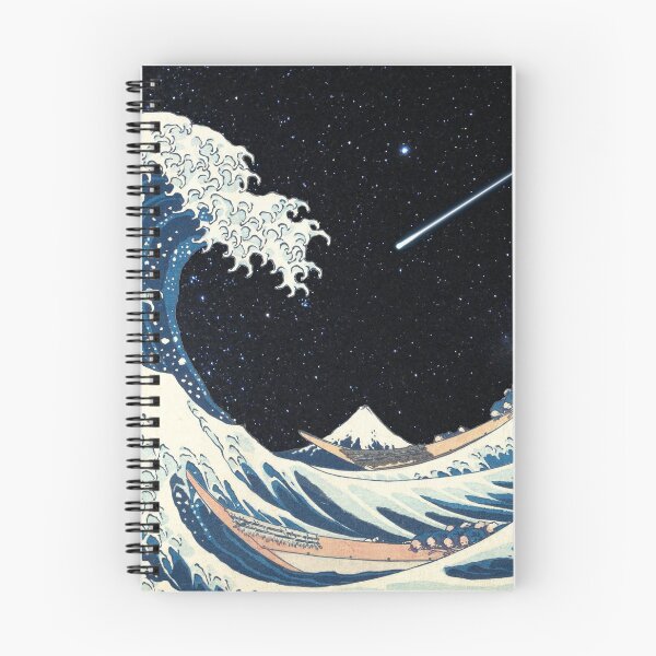 Item preview, The Great Wave off Kanagawa with Falling Star designed and sold by evibes.