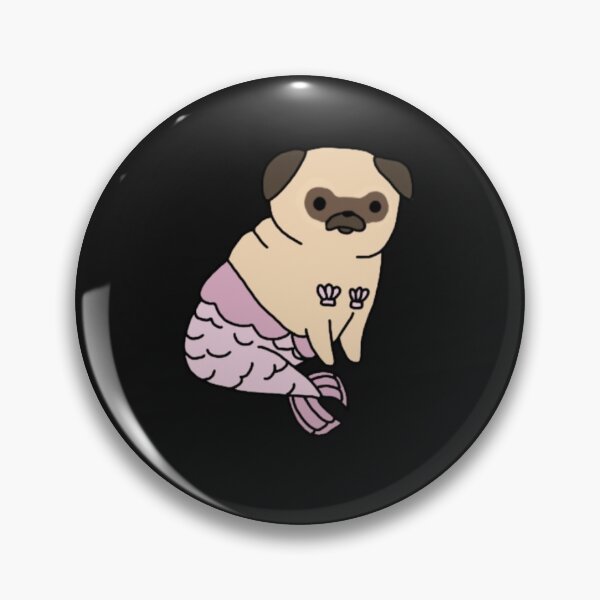 Item preview, Mer Pug designed and sold by JayAtwood.
