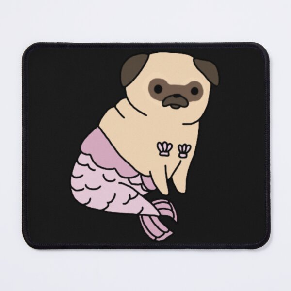 Item preview, Mer Pug designed and sold by JayAtwood.