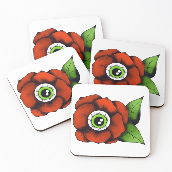 Item preview, Single Eyeball Red Rose designed and sold by missmann.