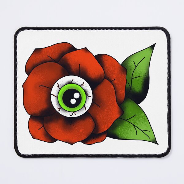 Item preview, Single Eyeball Red Rose designed and sold by missmann.