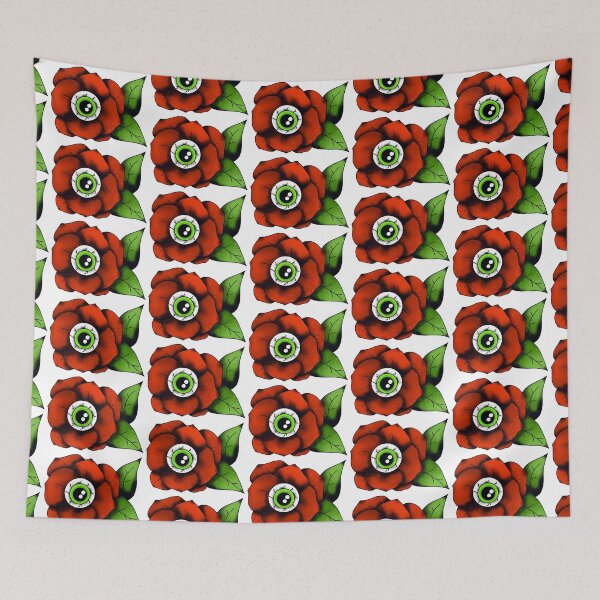Item preview, Single Eyeball Red Rose designed and sold by missmann.