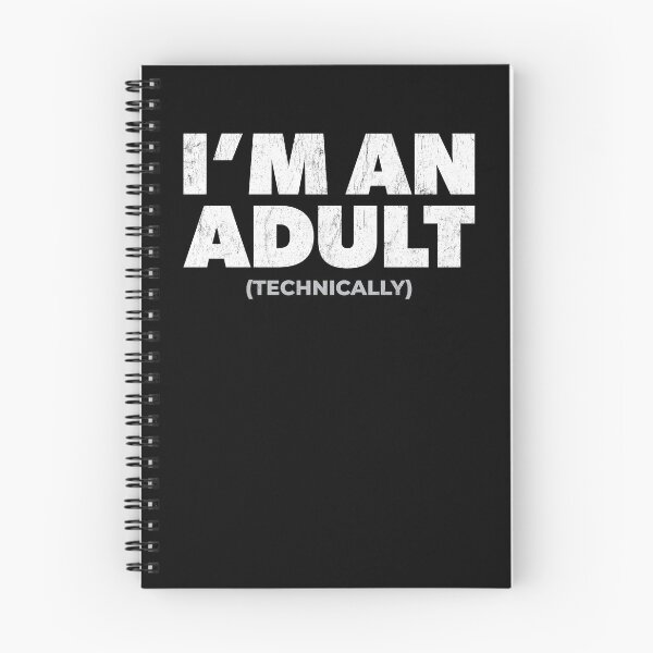 Item preview, I'm an Adult Technically Funny 18th Birthday Gift designed and sold by RoguePixel.