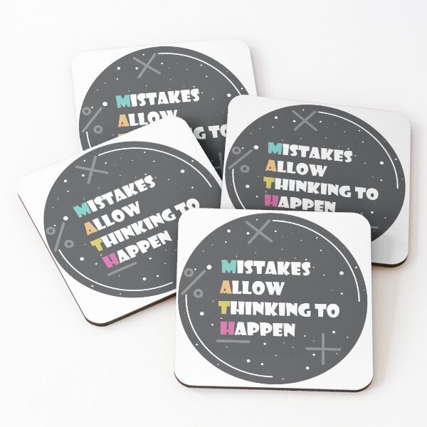 Item preview, Mistakes Allow Thinking to happen design art work designed and sold by PetitePensee.