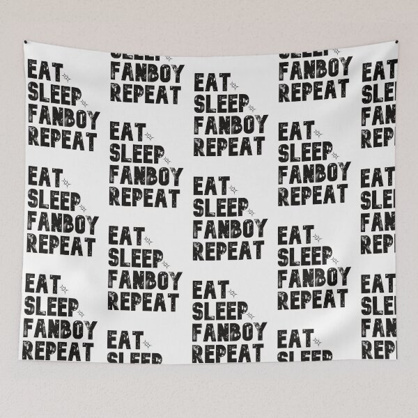 Item preview, Eat Sleep Fanboy Repeat  designed and sold by BtheLight.