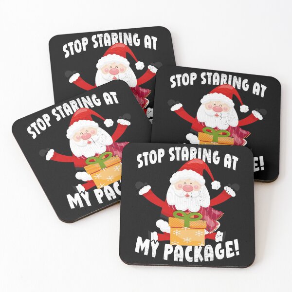 Item preview, Santa Stop Staring at my Package funny dirty xmas inappropriate christmas designed and sold by Zulfiqqar.