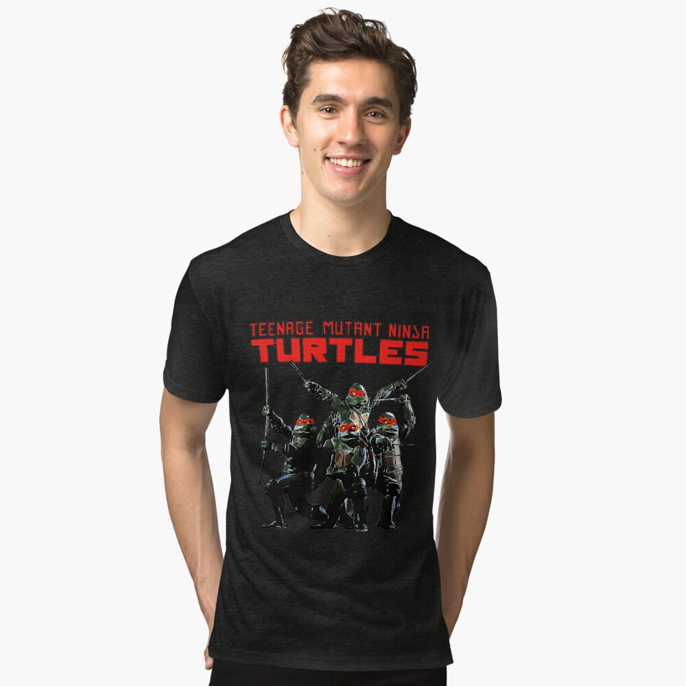 1990s Ninja Turtles - Teenage Mutant Ninja Turtles Black T-Shirt - Ign Store S