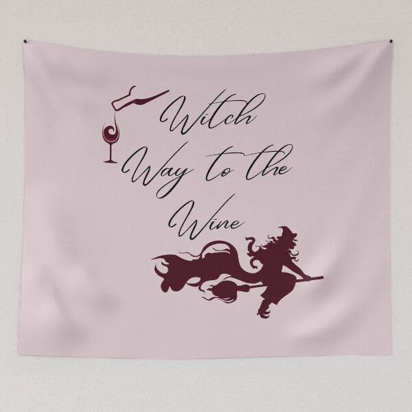 Item preview, Witch Way to the Wine designed and sold by Yemena.