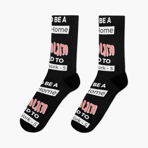 Item preview, Born To Be A Stay At Home Cat Mum Forced To Go To Work Funny  designed and sold by Hanlar.