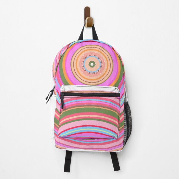 Item preview, ֎ HYPNOTIQUE ֍ Groovy ~*Party On Pink!*~ 70s Retro Kitsch Meme Theme ~ Abstract Digital Art ~ Mandala Medallion Kaleidoscope Sacred Geometry~colorful tones~psychadelic bulls eye target designed and sold by Spinning Plates 360.