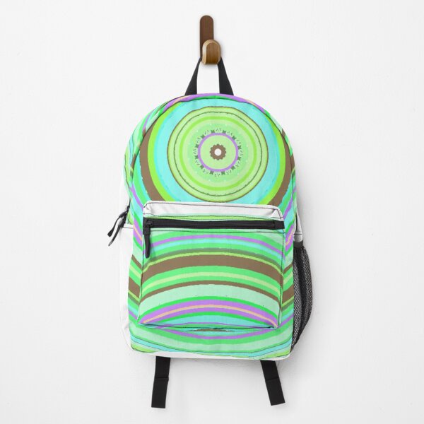 Item preview, ֎ HYPNOTIQUE ֍ Groovy ~*Party On Mint Green!*~ 70s Retro Kitsch Meme Theme ~ Abstract Digital Art ~ Mandala Medallion Kaleidoscope Sacred Geometry~colorful tones~psychadelic bulls eye target designed and sold by Spinning Plates 360.