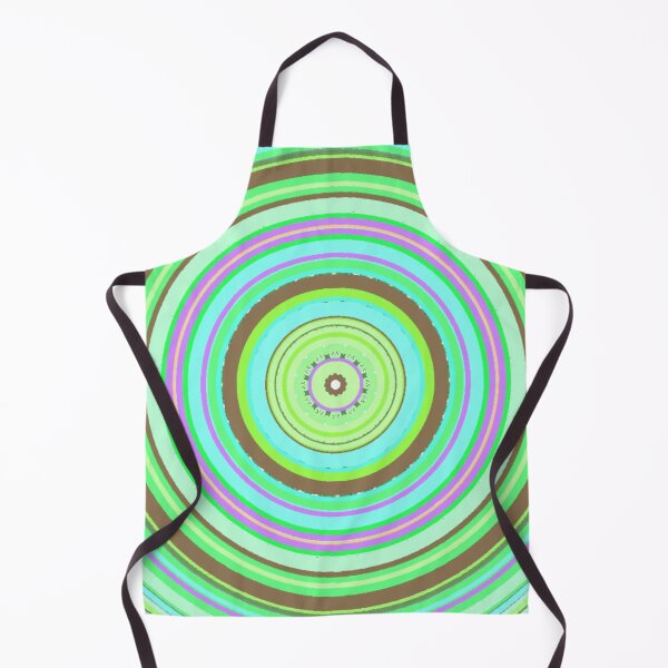 Item preview, ֎ HYPNOTIQUE ֍ Groovy ~*Party On Mint Green!*~ 70s Retro Kitsch Meme Theme ~ Abstract Digital Art ~ Mandala Medallion Kaleidoscope Sacred Geometry~colorful tones~psychadelic bulls eye target designed and sold by Spinning Plates 360.