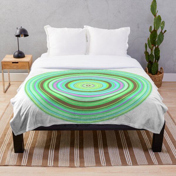 Item preview, ֎ HYPNOTIQUE ֍ Groovy ~*Party On Mint Green!*~ 70s Retro Kitsch Meme Theme ~ Abstract Digital Art ~ Mandala Medallion Kaleidoscope Sacred Geometry~colorful tones~psychadelic bulls eye target designed and sold by Spinning Plates 360.