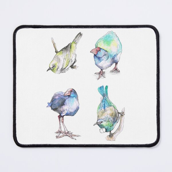 New Zealand Birds Mouse Pad