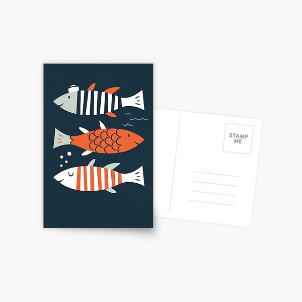 HELLO FISH! Postcard