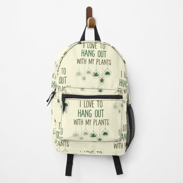Item preview, I Love To Hang Out With My Plants. Hanging Planters Mini Garden designed and sold by Rebel-Design.