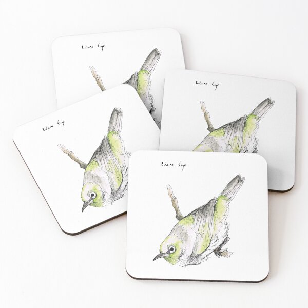 Wax Eye Coasters (Set of 4)