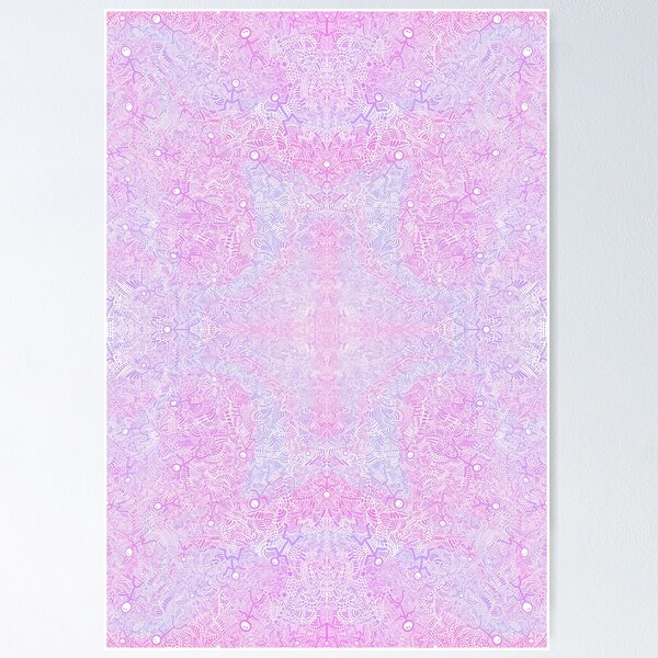 Item preview, Pink and Blue Abstract Dancing Men Stick Figure Pattern designed and sold by ThatsJustJilly.