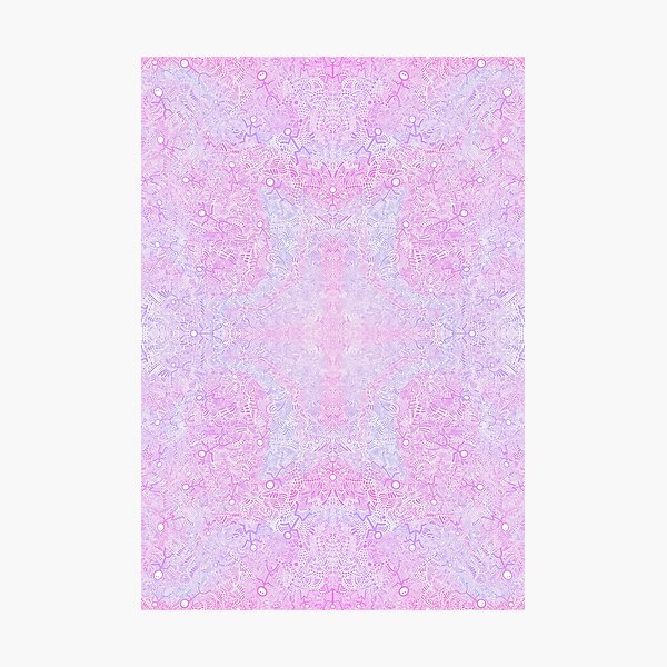 Item preview, Pink and Blue Abstract Dancing Men Stick Figure Pattern designed and sold by ThatsJustJilly.