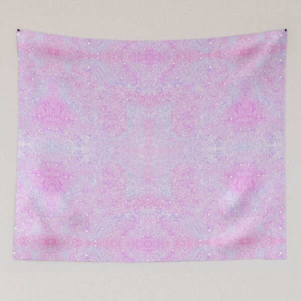 Item preview, Pink and Blue Abstract Dancing Men Stick Figure Pattern designed and sold by ThatsJustJilly.