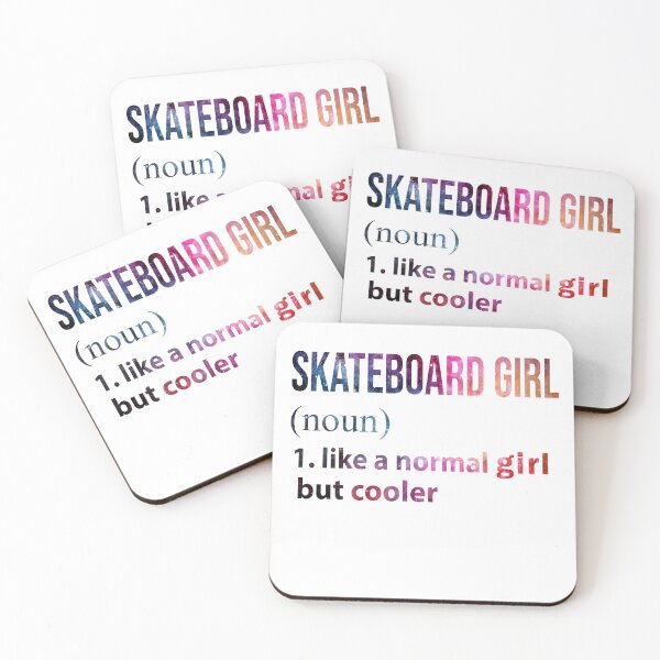 Item preview, Skateboard Girl like a normal Girl but cooler galaxy designed and sold by jentochicken.