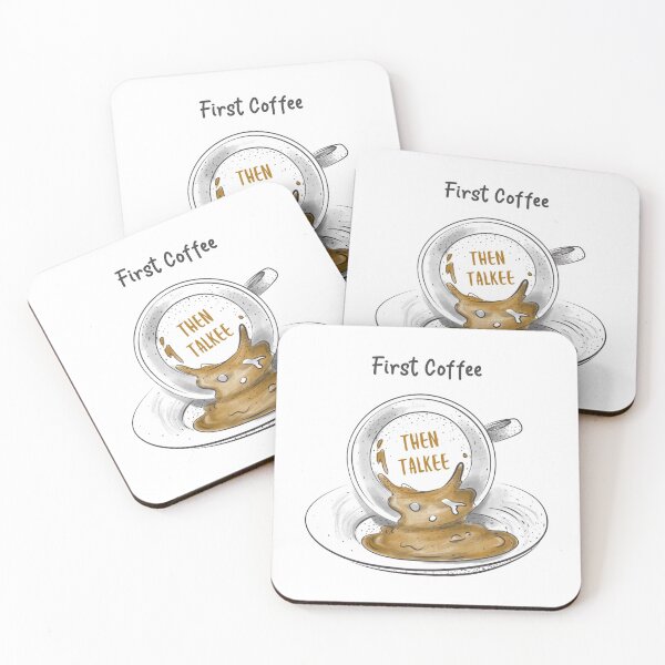 Item preview, First coffee then talkee designed and sold by fhodgson.