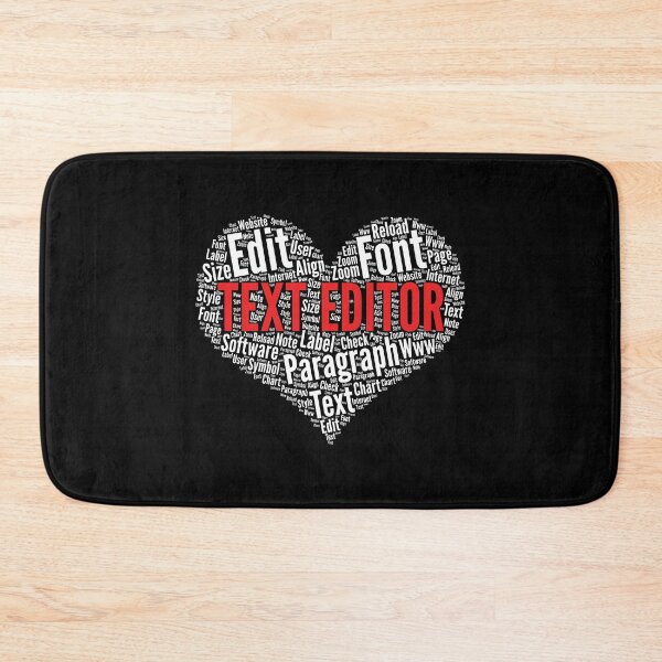 Item preview, Text Editor Heart Shape Word Cloud Design Newspaper Editor product designed and sold by theodoros20.