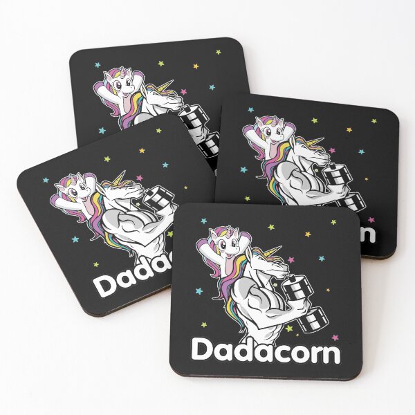 Item preview, Dadacorn - Muscle Dad And Baby Papacorn Unicorn design designed and sold by theodoros20.