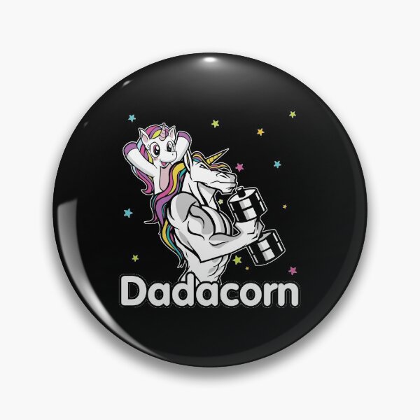 Item preview, Dadacorn - Muscle Dad And Baby Papacorn Unicorn design designed and sold by theodoros20.