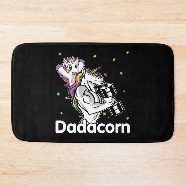 Item preview, Dadacorn - Muscle Dad And Baby Papacorn Unicorn design designed and sold by theodoros20.