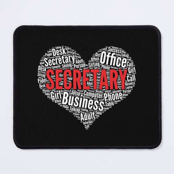 Item preview, Secretary Heart Shape Word Cloud Design graphic designed and sold by theodoros20.